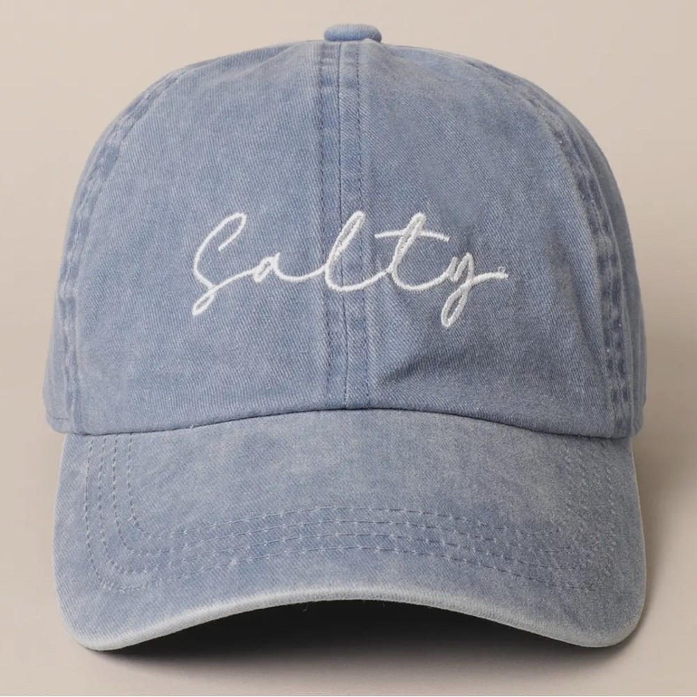 Blue 'Salty' Baseball Cap
